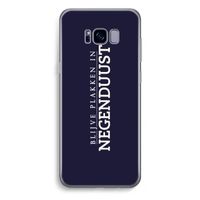 Blijve plakken in Negenduust: Samsung Galaxy S8 Plus Transparant Hoesje