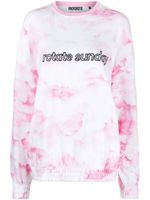 ROTATE BIRGER CHRISTENSEN sweat Sunday à imprimé tie dye - Rose - thumbnail