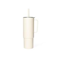 Miir All Day Straw Cup Drinkfles Sandstone White 32oz Miir All Day Straw Cup Drinkfles Sandstone White 32oz
