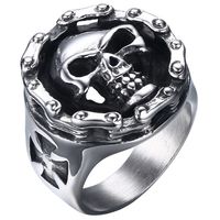 Edelstaal Skull ring Mendes Jewelry
