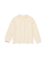 HEMA Kindertop broderie ecru (ecru)