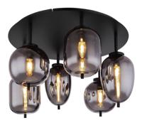 Globo Plafondlamp Blacky zwart 15345-6D - thumbnail