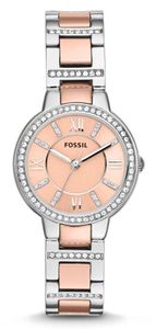 Fossil ES3405P horloge Vrouw Quartz Zilver