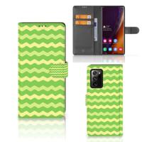 Samsung Galaxy Note20 Ultra | Telefoon Hoesje | Waves Green