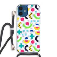 8-bit N°1: iPhone 12 Transparant Hoesje met koord