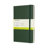 Notitieboek moleskine l 130x210mm blanco hc green