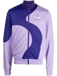 Off-White veste zippée à design colour block - Violet
