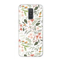 Sweet little flowers: Samsung Galaxy A6 Plus (2018) Transparant Hoesje