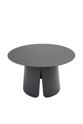 Qopps Okios koffie tafel 70 cm rond en 42 cm hoog Royal grey mat