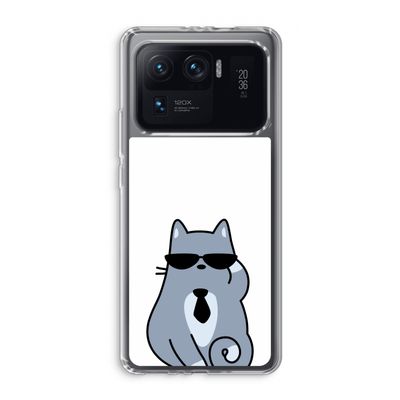 Cool cat: Xiaomi Mi 11 Ultra Transparant Hoesje
