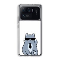 Cool cat: Xiaomi Mi 11 Ultra Transparant Hoesje