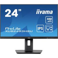 Iiyama ProLite XUB2493HSU-B7 LED-monitor Energielabel E (A - G) 60.5 cm (23.8 inch) 1920 x 1080 Pixel 16:9 1 ms HDMI, DisplayPort, Hoofdtelefoon (3.5 mm