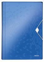 Projectmap leitz wow voor a4 6 vaks pp blauw | 5 stuks