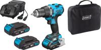 HAZET Accuschroefboormachineset · 18 Volt · 2,5 Ah (Ampère-uur) · 4-delig 9230-2/4 · 4-delig