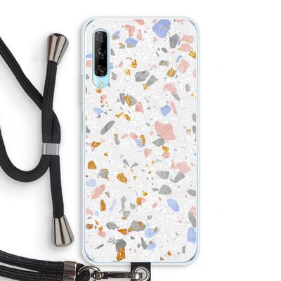 Terrazzo N°8: Huawei P Smart Pro Transparant Hoesje met koord Terrazzo N°8: Huawei P Smart Pro Transparant Hoesje met koord