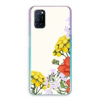 Wilde bloemen: Oppo A92 Transparant Hoesje