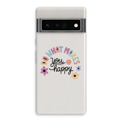 Happy days: Google Pixel 6 Pro Transparant Hoesje