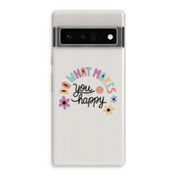 Happy days: Google Pixel 6 Pro Transparant Hoesje