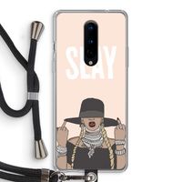 Slay All Day: OnePlus 8 Transparant Hoesje met koord