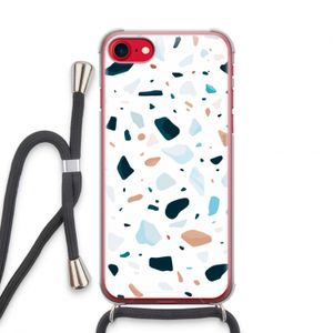 Terrazzo N°13: iPhone SE 2020 Transparant Hoesje met koord