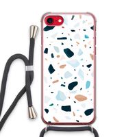 Terrazzo N°13: iPhone SE 2020 Transparant Hoesje met koord
