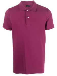 TOM FORD polo en coton à manches courtes - Rose