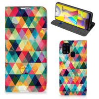 Samsung Galaxy M31 | Hoesje met Magneet | Geruit