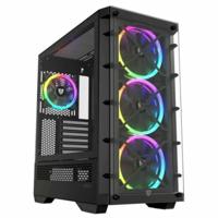 ATX Semi-toren BehuizingNfortec Draco Zwart