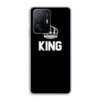 King zwart: Xiaomi 11T Pro Transparant Hoesje King zwart: Xiaomi 11T Pro Transparant Hoesje
