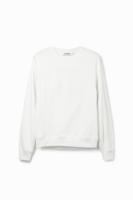 Sweatshirt logo reliëf - WHITE - XXL Sweatshirt logo reliëf - WHITE - XXL