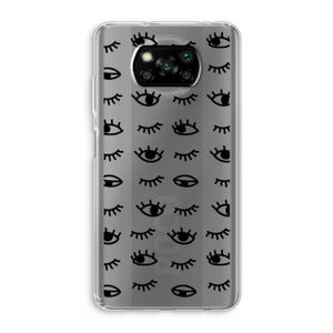 Eye pattern #2: Xiaomi Poco X3 Pro Transparant Hoesje