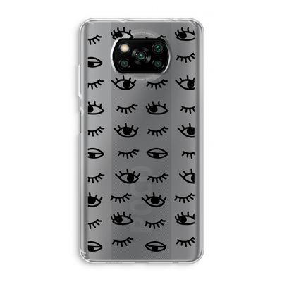 Eye pattern #2: Xiaomi Poco X3 Pro Transparant Hoesje