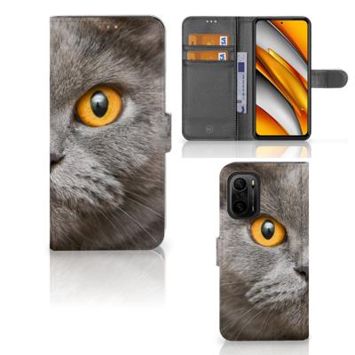 Telefoonhoesje | Met pasjeshouder | Poco F3 | Xiaomi Mi 11i Britse Korthaar