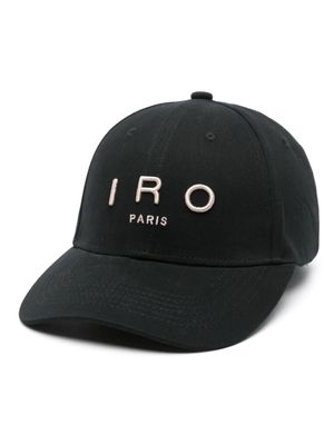 IRO casquette en coton à broderies - Noir