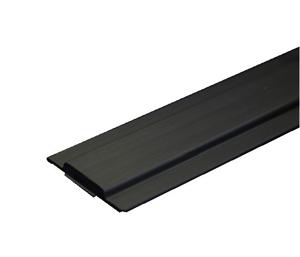 Onderrail voor plisséhordeur kunststof - 130 cm - grijs