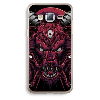Hell Hound and Serpents: Samsung Galaxy J3 (2016) Transparant Hoesje