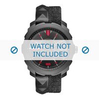 Diesel horlogeband DZ1785 Leder Zwart 22mm