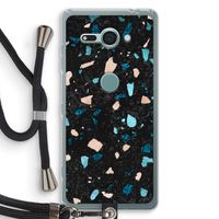 Terrazzo N°11: Sony Xperia XZ2 Compact Transparant Hoesje met koord