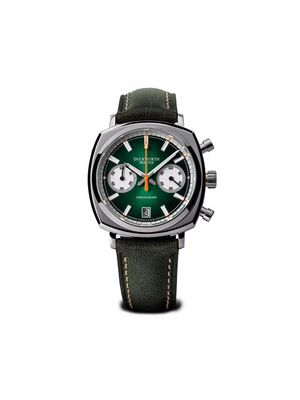 Duckworth Prestex montre chronographe Sunburst 42 mm - Vert