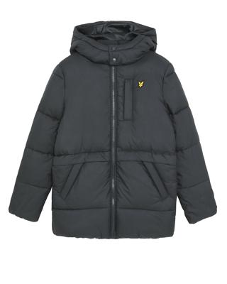 Lyle & Scott winter winterjas jongens - donker navy blauw - puffer, gewatteerd
