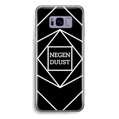 Negenduust geometrisch: Samsung Galaxy S8 Plus Transparant Hoesje