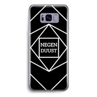 Negenduust geometrisch: Samsung Galaxy S8 Plus Transparant Hoesje