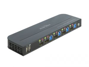 DeLOCK 11483 KVM-switch Zwart