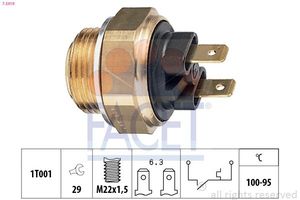 Temperatuurschakelaar, radiateurventilator 75019