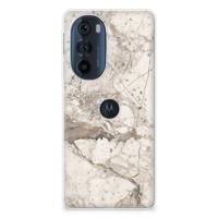 Motorola Edge 30 Pro | TPU | Siliconen hoesje | Marmer Beige Motorola Edge 30 Pro | TPU | Siliconen hoesje | Marmer Beige