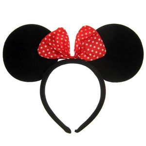 Hoofdband Mini mouse oren met strikje