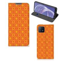 OPPO A73 5G | Hoesje met Magneet | Batik Oranje