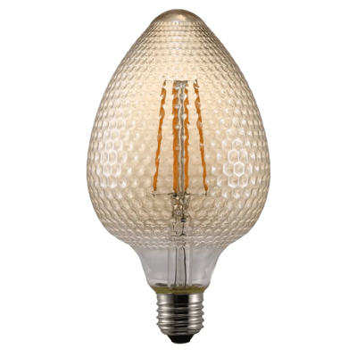 Deco lichtbron warm wit amgerglas 2W &apos;Avra&apos;