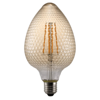 Deco lichtbron warm wit amgerglas 2W &apos;Avra&apos;