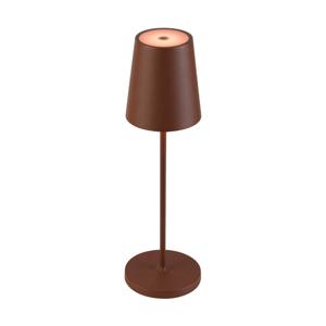 SLV Buiten tafellampVinolina Two roest - oplaadbaar - 1007695
